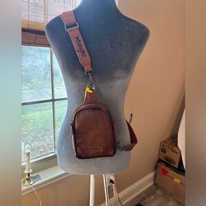 Wrangler Brown Crossbody Bag